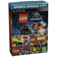 COLLECTION 3 IN 1 LEGO(JURASSIC,MARVEL,MOVIE) |PS3|